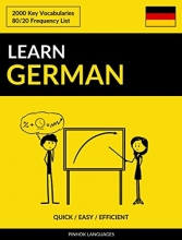 کتاب آلمانی Learn German - Quick / Efficient / Simple: 2000 Key Vocabularies
