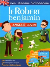 کتاب فرانسه  Dictionnaire Le Robert Benjamin anglais