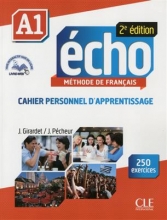 کتاب فرانسه  Echo - Niveau A1 - Cahier personnel d'apprentissage + livre-web - 2eme edition