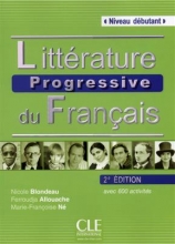کتاب فرانسه  Litterature progressive du Français debutant + CD - 2eme edition