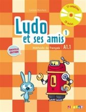 کتاب Ludo et ses amis 1 niv.A1.1 (éd. 2015) + Cahier