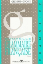 کتاب فرانسه  Nouvelle grammaire française - Grevisse