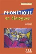 کتاب فرانسه   Phonetique en dialogues - debutant + CD