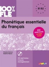 کتاب Phonetique essentielle du français niv. B1/B2 + CD 100% FLE