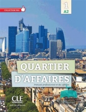 کتاب فرانسه  Quartier d'affaires 1 - Niveau A2 - Livre+Cahier+DVD