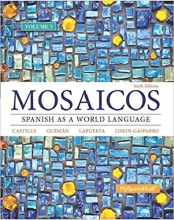 کتاب اسپانیایی Mosaicos, Volume 3 with MyLab Spanish with Pearson eText