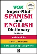 کتاب اسپانیایی Vox Super Mini Spanish and English Dictionary