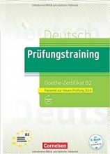 کتاب آلمانی آزمون گوته Prufungstraining Daf Goethe-Zertifikat B2 2019