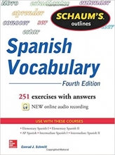 کتاب Schaum's Outline of Spanish Vocabulary 4th Edition