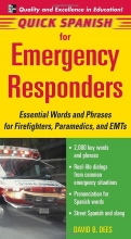 کتاب اسپانیایی Quick Spanish for Emergency Responders Package (Book)  Essential Words and Phrases for Firefighters, Parame
