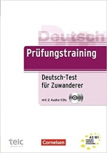 خرید کتاب آزمون آلمانی گوته پروفونگز ترینینگ Prufungstraining DaF: Deutsch-Test fur Zuwanderer - Ubungsbuch mit CD