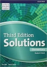 کتاب سولوشنز المنتری ویرایش سوم Solutions Elementary 3rd Edition