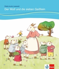 خرید کتاب DER WOLF UND DIE SIEBEN GEISSLEIN داستان آلمانی کودکان رنگی