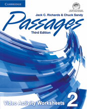 خرید کتاب پسیج ویدئو اکتیویتی (Passages 2 video activities (Third Edition