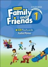 فلش کارت Flashcards American Family and Friends 1 Second Edition