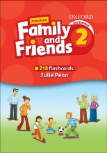 فلش کارت Flashcards American Family and Friends 2 Second Edition