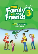 فلش کارت Flashcards American Family and Friends 3 Second Edition