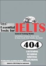 خرید کتاب  404 اسنشیال تست فور آیلتس جنرال 404 Essential Test For IELTS General
