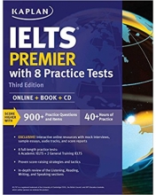 کتاب Kaplan IELTS Premier with 8 Practice Tests 3rd