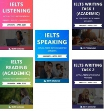 خرید کتاب آیلتس آکادمیک اکچوال تست (IELTS Academic 5 in 1 Combo ( Listening + Speaking + Reading + Writing Task 1+ Task 2) (J