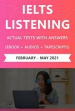 خرید کتاب آیلتس لسینینگ اکچوال تستز فوریه تا می (IELTS Listening Actual Tests (Feb – May 2021