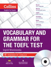 کتاب کالینز اسکیلز فور د تافل وکبیولاری اند گرامر Collins Skills for The TOEFL iBT Test: Vocabulary and Grammar+CD