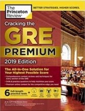 خرید کتاب جی آر ای Cracking the GRE Premium Edition with 6 Practice Tests 2019