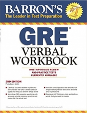 کتاب جی آر ای وربال ورک بوک بارونز Barrons GRE Verbal Workbook 2nd Edition