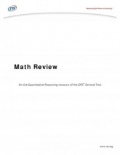 خرید کتاب جی آر ای مث ریویو  GRE Math Review