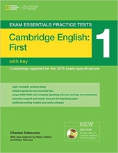 خرید کتاب اگزم اسنشیالز پرکتیس تستز فرست Exam Essentials Practice Tests First (FCE) 1+DVD
