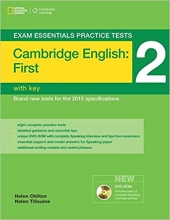 خرید کتاب اگزم اسنشیالز پرکتیس تستز فرست Exam Essentials Practice Tests First (FCE) 2+DVD