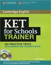 خرید کتاب کمبریج انگلیش Cambridge English KET For Schools Trainer