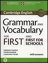 خرید کتاب گرامر اند وکبیولاری فور فرست اند فرست فور اسکول Grammar and Vocabulary for First and First for School