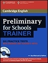 خرید کتاب کمبریج انگلیش Cambridge English Preliminary for Schools Trainer
