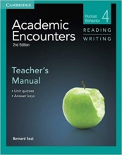 خرید کتاب معلم آکادمیک اینکانترز Academic Encounters 4 Teachers Manual Reading and Writing