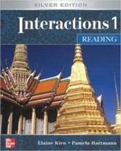 خرید کتاب اینترکشنز ریدینگ Interactions 1 Reading Silver Edition