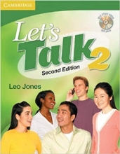 خرید کتاب لتس تاک ویرایش دوم Lets Talk 2 With CD Second Edition