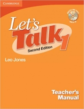 خرید کتاب معلم لتس تاک ویرایش دوم Lets Talk 1 Teachers Manual Second Edition
