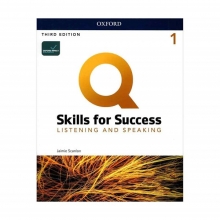 خرید کتاب کیو اسکیلز فور سکسز لیسنینگ اند اسپیکینگ ویرایش سوم Q Skills for Success 3rd 1 Listening and Speaking