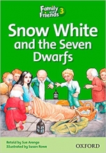 کتاب داستان فمیلی اند فرندز سفید برفی و هفت کوتوله Family and Friends Readers 3 Snow White and the seven Dwarfs