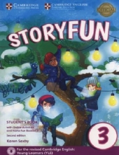 کتابStoryfun for 3 Students Book+Home Fun Booklet +CD