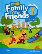 کتاب امریکن فمیلی اند فرندز American Family and Friends 1 (2nd) SB+WB+CD وزیری