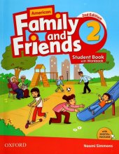 کتاب امریکن فمیلی اند فرندز ویرایش دوم American Family and Friends 2 (2nd) SB+WB+CD وزیری