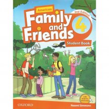 کتاب امریکن فمیلی اند فرندز ویرایش دوم American Family and Friends 4 (2nd) SB+WB+CD وزیری