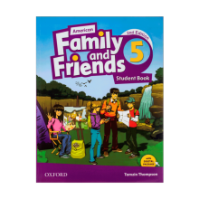 کتاب امریکن فمیلی اند فرندز American Family and Friends 5 (2nd) SB+WB وزیری
