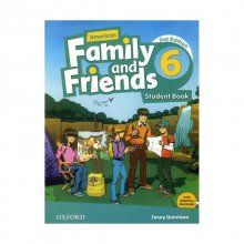 کتاب امریکن فمیلی اند فرندز American Family and Friends 6 (2nd) SB+WB+CD وزیری