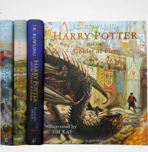 پک 5 جلدی کتابهای هری پاتر مصور (هارد کاور) Harry Potter Illustrated Collection Hardcover