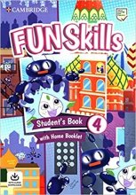 کتاب  Fun Skills 4 (S B+Home Booklet 4 +A1Mover MiniTrainer) + CD