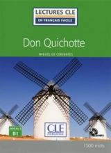 کتاب فرانسوی  Don Quichotte - Niveau 3/B1 + CD