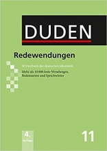 کتاب فرهنگ لغت اصطلاحات دودن Der Duden in 12 Banden: 11 - Redewendungen Worterbuch der deutschen Idiomatik